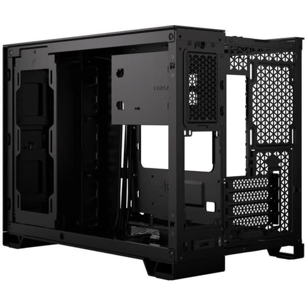 PC-chassi - CORSAIR - 2500D AIRFLOW Micro ATX Dubbelkammarchassi - Svart