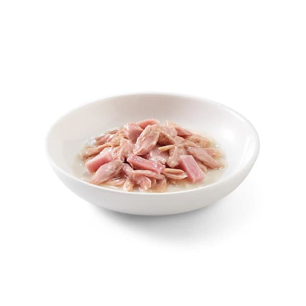 SCHESIR Tonfisk med skinka i buljong - våtfoder för katter - 140 g