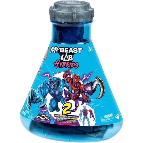 2-pak figurer - MRBEAST LAB - Mix & Match - Tilfældig model + halvfigur