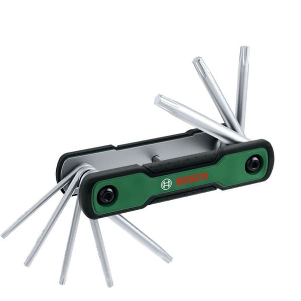 BOSCH 8-i-1 vikbar Torx-nyckelsats