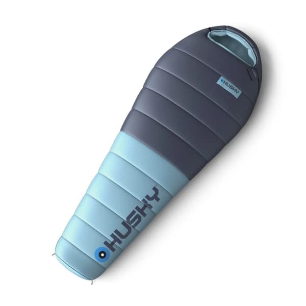 Husky DRAPE Dunsovsäck -20 °C, 85 × 220 cm, 1,25 kg, blå
