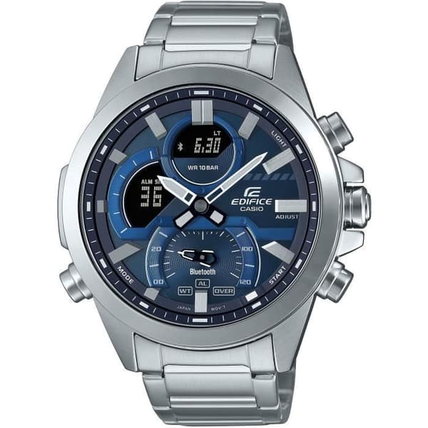 Rannekello - CASIO - ECB-30D-2AEF - 52,3 mm - Sininen