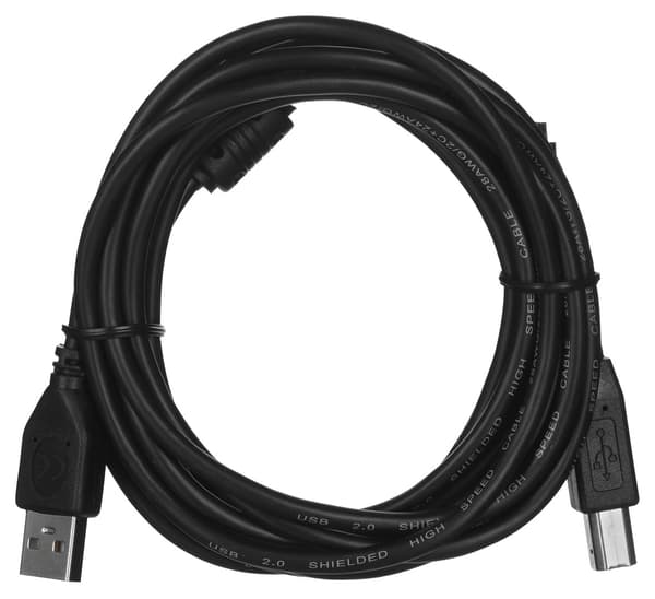 Gembird 3m USB 2.0 A/BM USB-kabel USB A USB B Svart