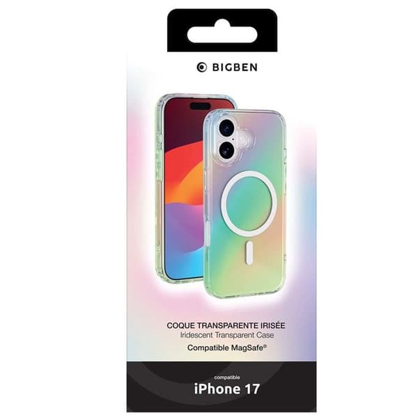 MagSafe-etui til iPhone 17 - Semi-transparent - Iriserende