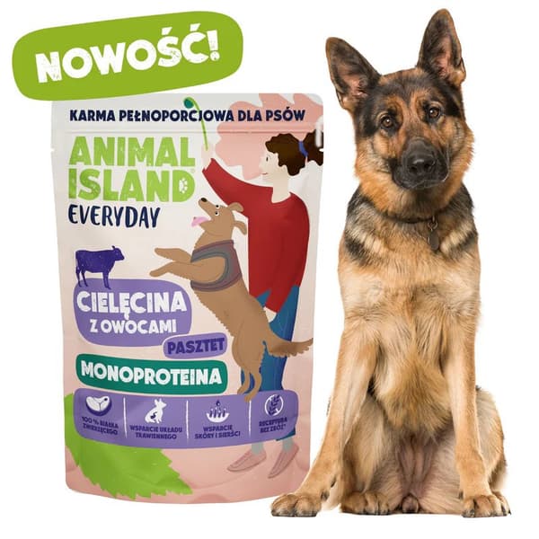 ANIMAL ISLAND Everyday Monoprotein Kalv - våtfoder för hundar - 300 g