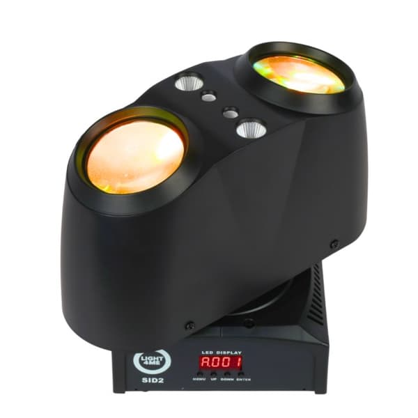 Light4Me SID2 - 4-i-1 LED multieffektlys + stråle/laser/strobeeffekt