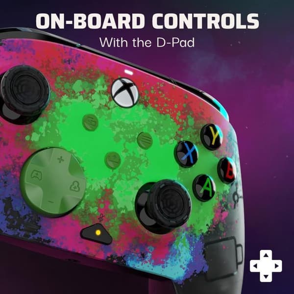 Gamepad - Xbox - Rematch Glow Advanced - Filiare - Space Dust - PDP