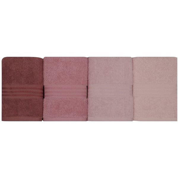 Set med 4 handdukar - 50 x 90 cm - Puder