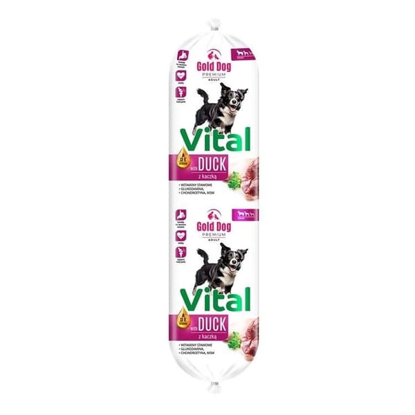 GOLD DOG Vital Duck anka - våtfoder för hundar - 900 g