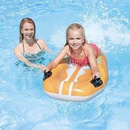 INTEX oppusteligt bodyboard til børn (tilfældig farve)