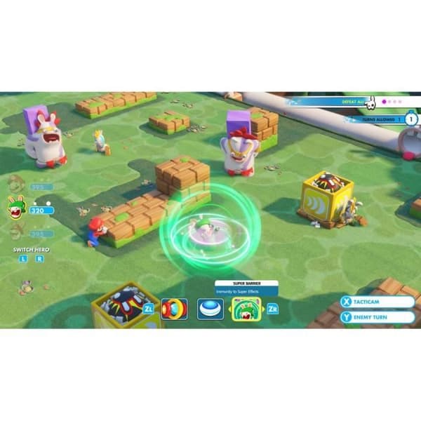 Mario + The Raving Rabbids Kingdom Battle-spil Switch
