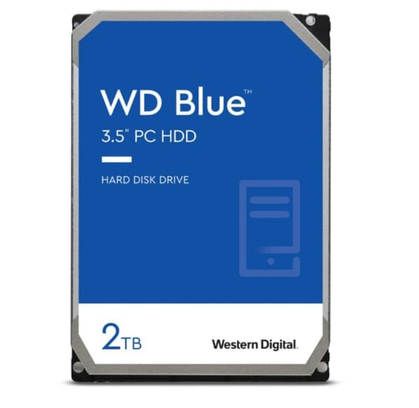 WD Blue 2TB 3,5" SATA-hårddisk WD20EARZ