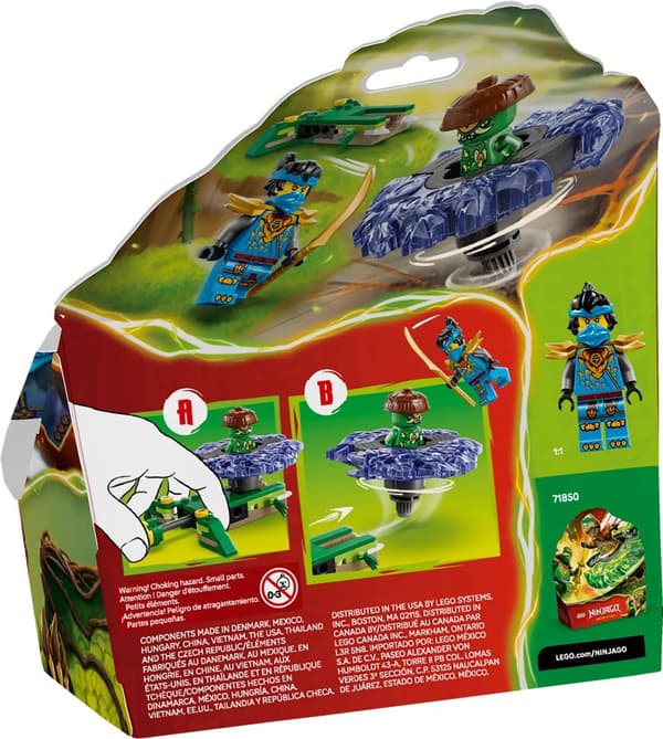 LEGO NINJAGO 71849 Nya vs. Elemental Monster Spinner
