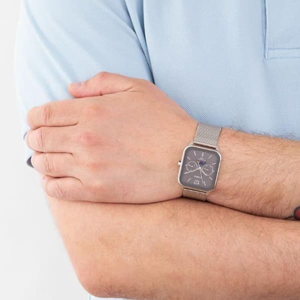 Klocka - CASIO - MTP-M305M - Herr - Grå - Kvarts - Analog