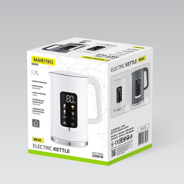 Vattenkokare Maestro MR-024 (MR-024-WHITE) Vit