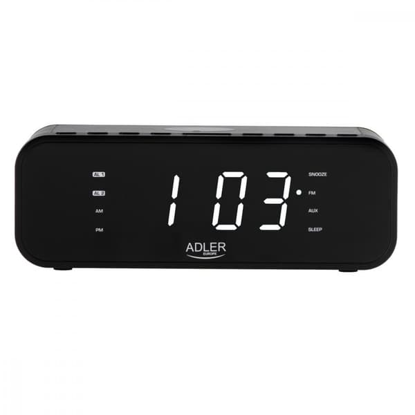ADLER AD 1192b radioherätyskello musta