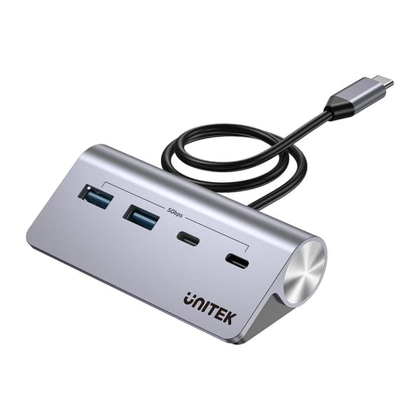 UNITEK USB-C-HUBB I ALUMINIUM 2X USB-A 2X USB-C 5 GBPS