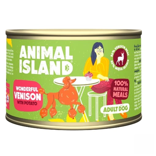 ANIMAL ISLAND Hjorte med kartofler - vådfoder til hunde - 410 g