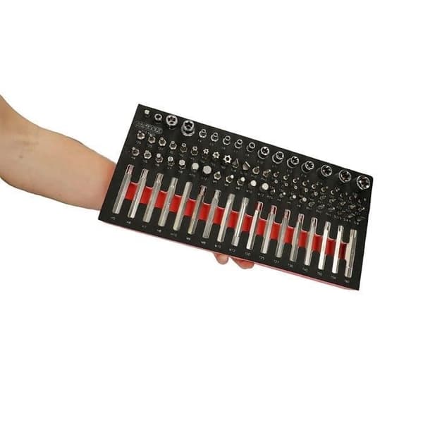 Modul - KS TOOLS - 713.5010 - Torx skruetrækkerbit og topnøglemodul - 88 dele