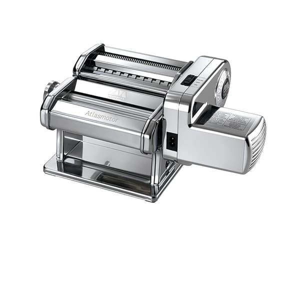 Atlas pastamaskin med motor, silver