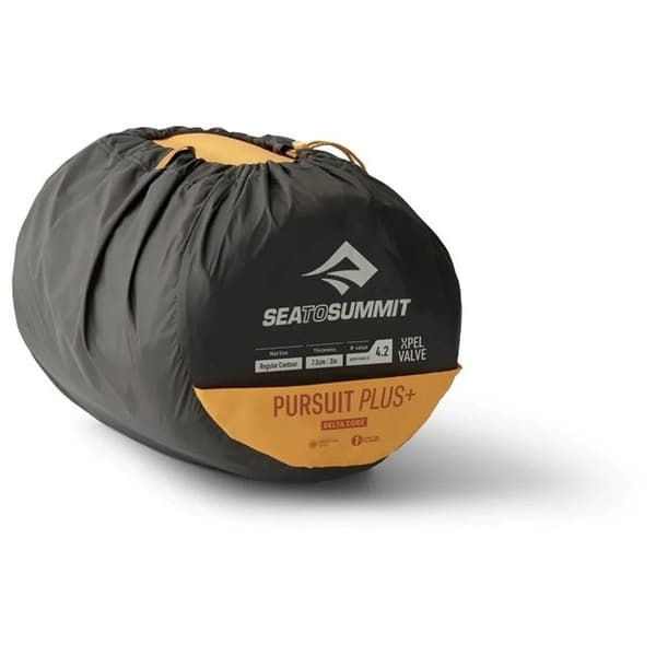 Sea to Summit Pursuit Plus - Regular oppustelig madras, gul