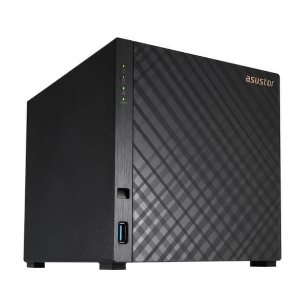 NAS-server - ASUSTOR - AS1204T - 4 båse - 1 GB DDR4
