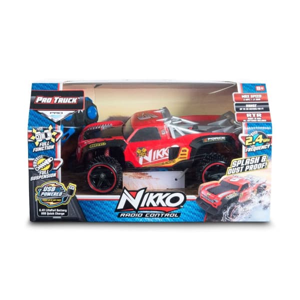 Nikko RC-kilpa-auto punainen/musta