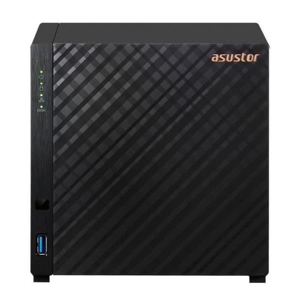 NAS-server - ASUSTOR - AS1204T - 4 båse - 1 GB DDR4