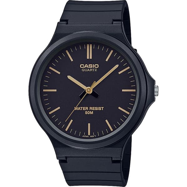 Ur - CASIO - MW-240-1E2VEF - Sort - Harpiks - Vandtæthed 5 bar