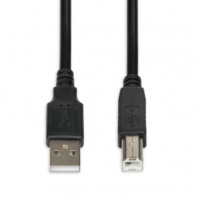 iBox IKU2D USB-kabel 3 m USB 2.0 USB A USB B Sort