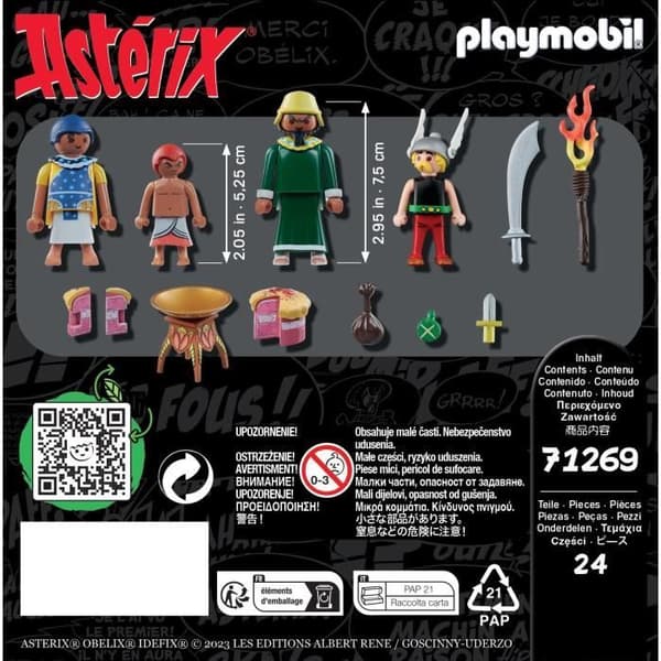 Playmobil - 71269 - Asterix: Amonbofis og den forgiftede kage