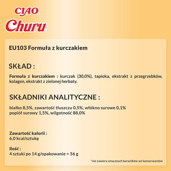 INABA Churu Kyckling - kattgodis - 4x14 g