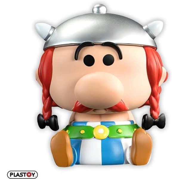 Spargris - PLASTOI - Asterix Chibi Obelix - Plast - 14 cm