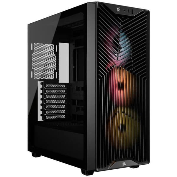 PC-chassi - CORSAIR - 3200D RS ARGB - Midi Tower - 3 RS120 ARGB-fläktar - Grå