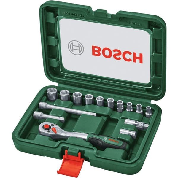 Skraldenøglesæt 1/4 - BOSCH - 15 dele
