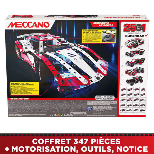 Superbil - BANDAI - Meccano - APM20105 - 25 modeller