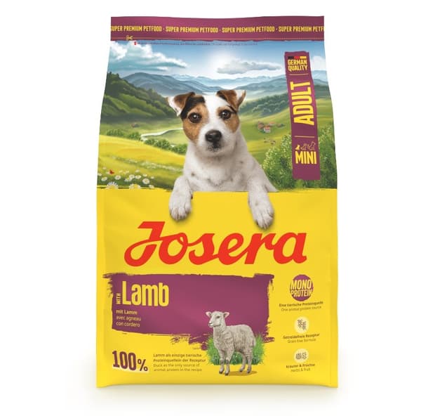 JOSERA Mini Lam - tørfoder til hunde - 3 kg