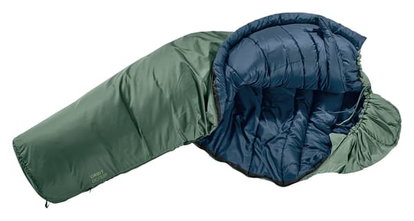 Deuter Orbit -5C/23F - 185 cm syntet sovsäck (Ivy/Ink)