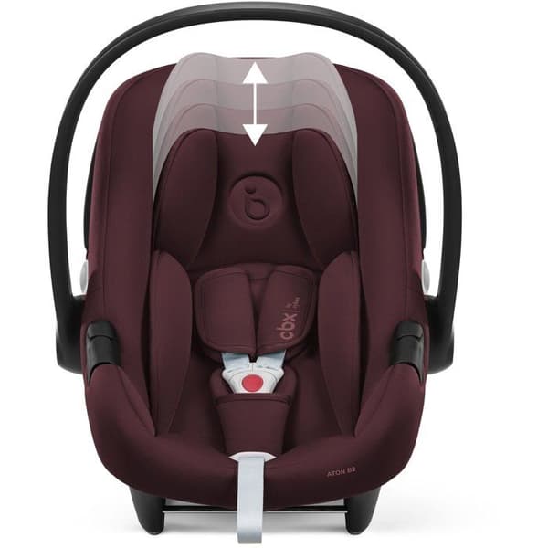 Bilbarnstol - CBX BY CYBEX - ATON B2 - Grupp 0+ - i-Size - Reducer - Röd