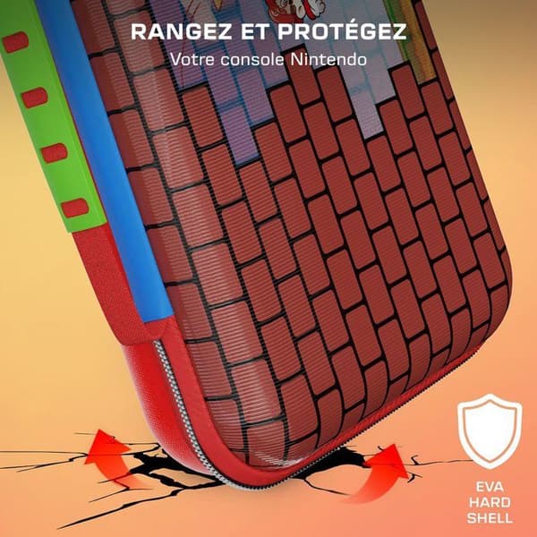 PlayTrek rejseetui - Turtle Beach - Mario Bricks - Nintendo Switch 2