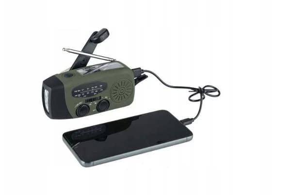 Fosco Outdoormen Rediger nødradio. Solar-Dynamo