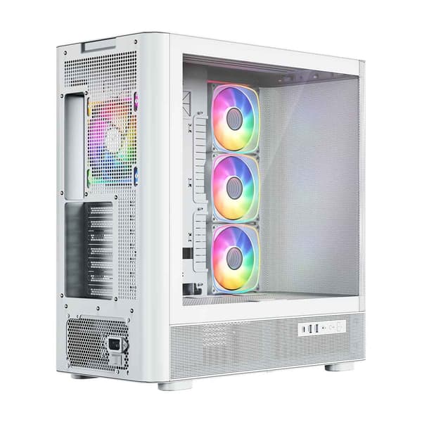 MODECOM Volcano Volcano AQ500 ARGB Midi Hvid