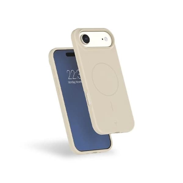 MagSafe-etui til iPhone Air - forstærket silikone - beige
