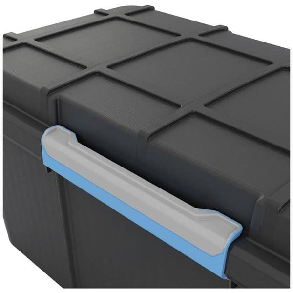 Lufttæt hjulkasse - 110 liter - sort