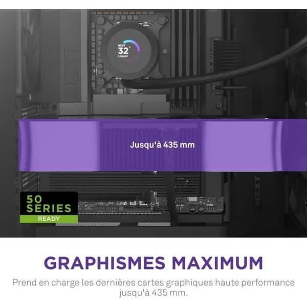 Midtower-kabinet med to rum - NZXT - CM-H92FB-01 - H9 Flow - Sort