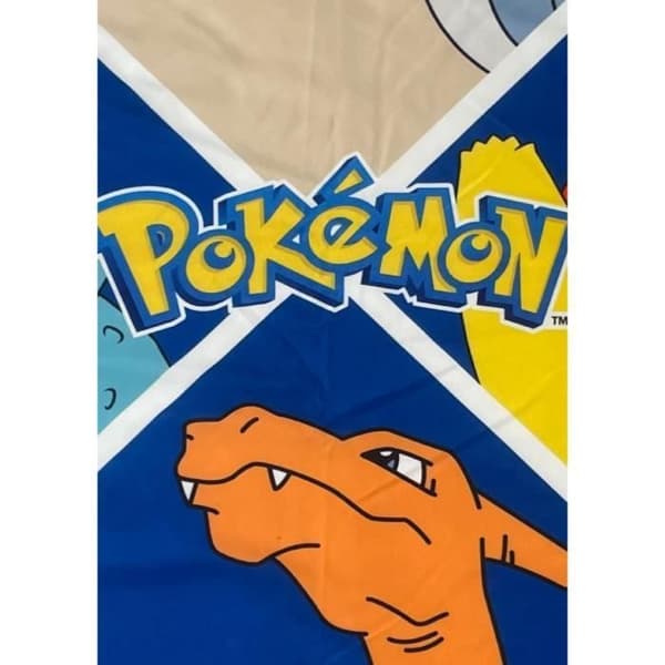 Sherpa tæppe - POKEMON - Evolutions Pokemon Let's Go - 100 x 150 cm