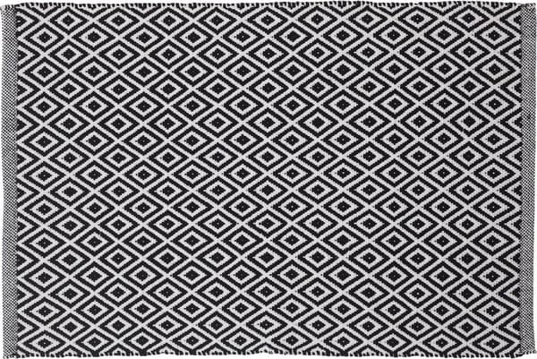 Sealskin Trellis Bademåtte 60x9cm Bomuld Sort
