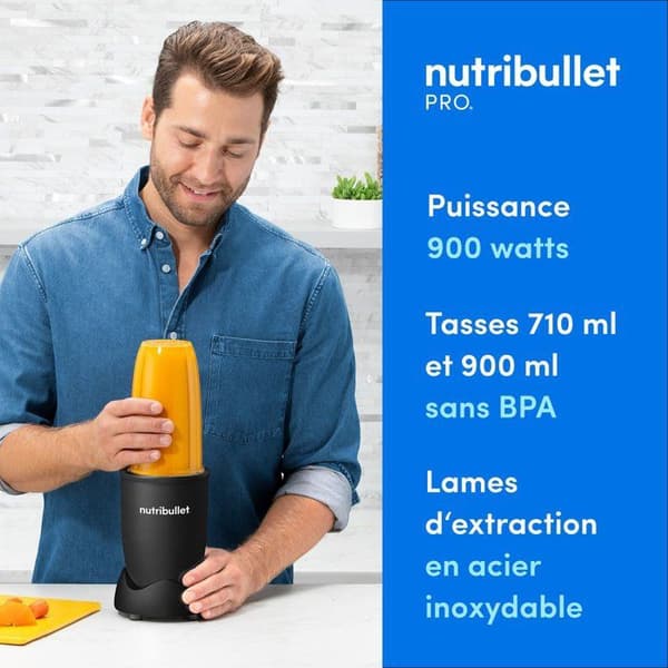 Mixer - NUTRIBULLET - Pro - NB907MAB - Svart