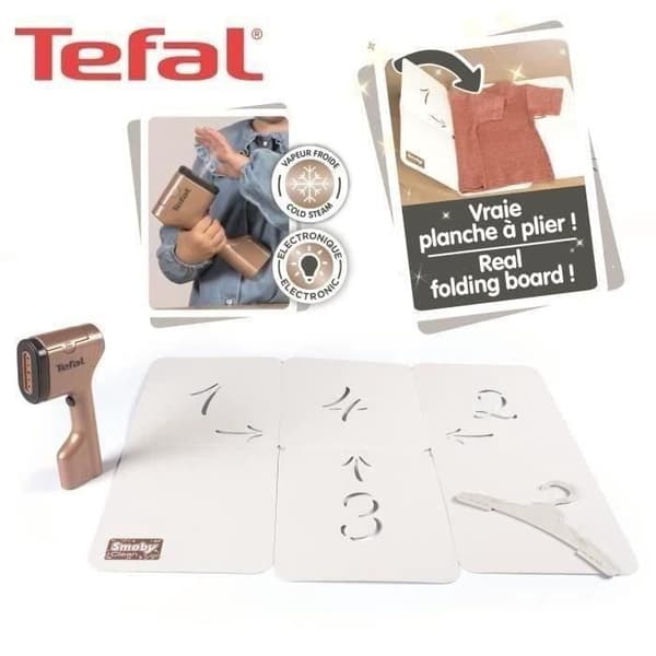 SMOBY - Tefal Smooth & Fold Set - från 3 år