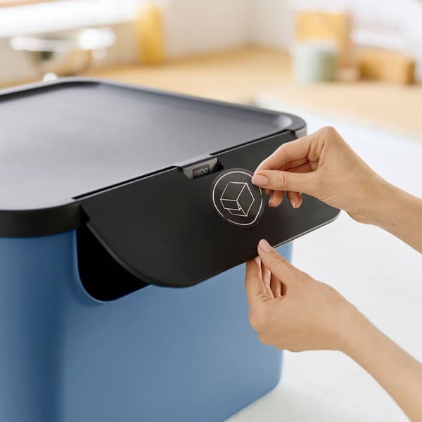 Rotho Albula avfallsseparator 55L blå/antracit